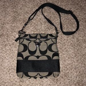 Authentic Canvas Coach Crossbody